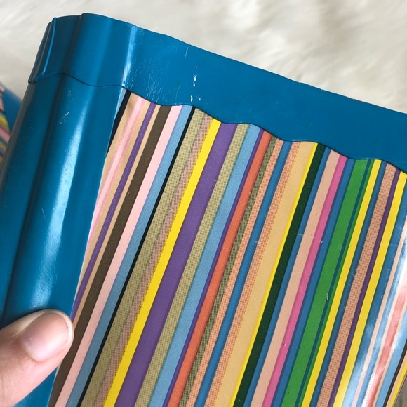 Sam & Libby Striped Rain Boots 6 - Picture 7 of 7